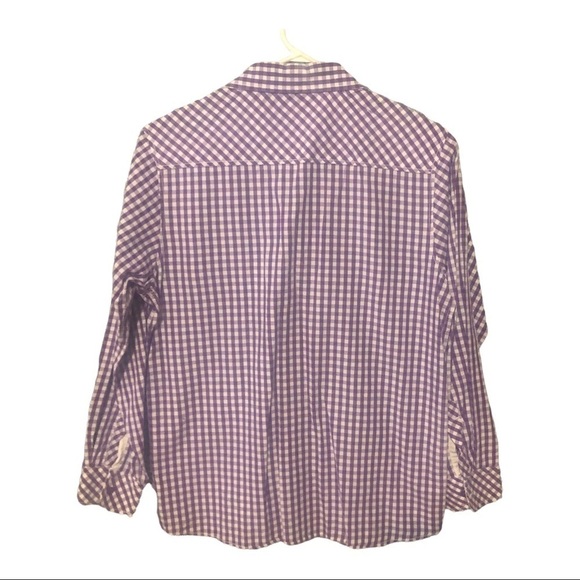 Jasper Conron Multicolor Check Short Sleeve Button Up Shirt Size 14 - Picture 2 of 7